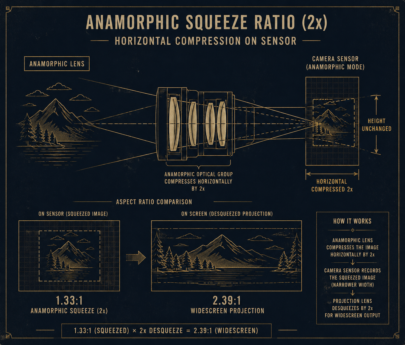 Anamorphotische Stauchung