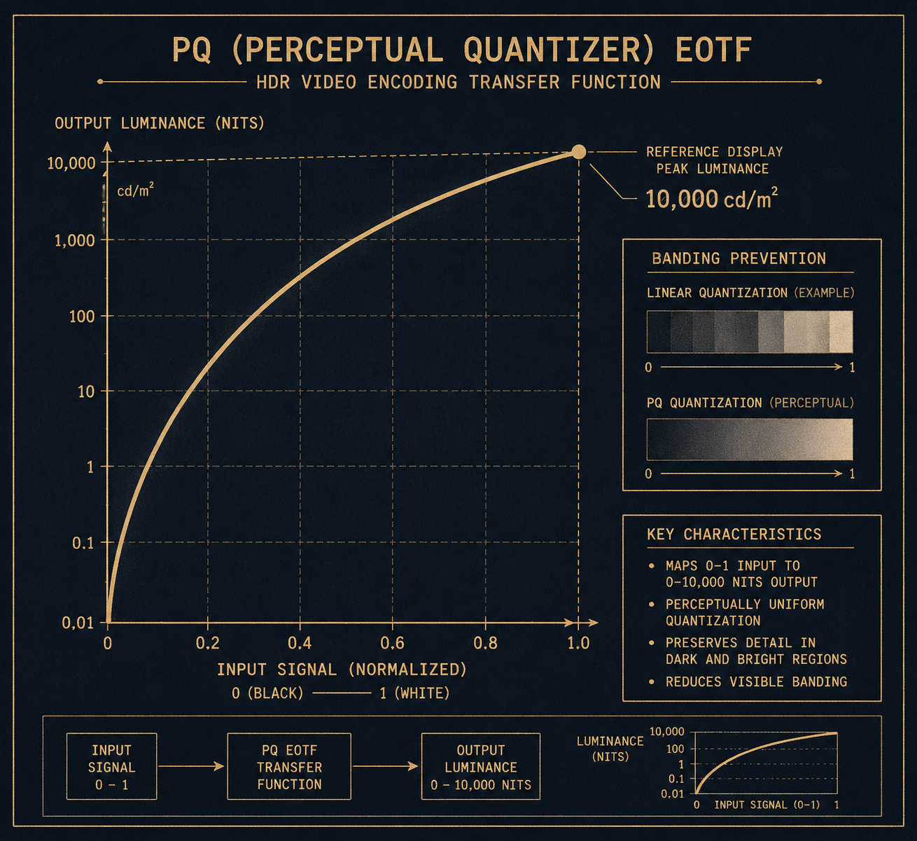 PQ / Perceptual Quantizer / Wahrnehmungs-Quantisierer